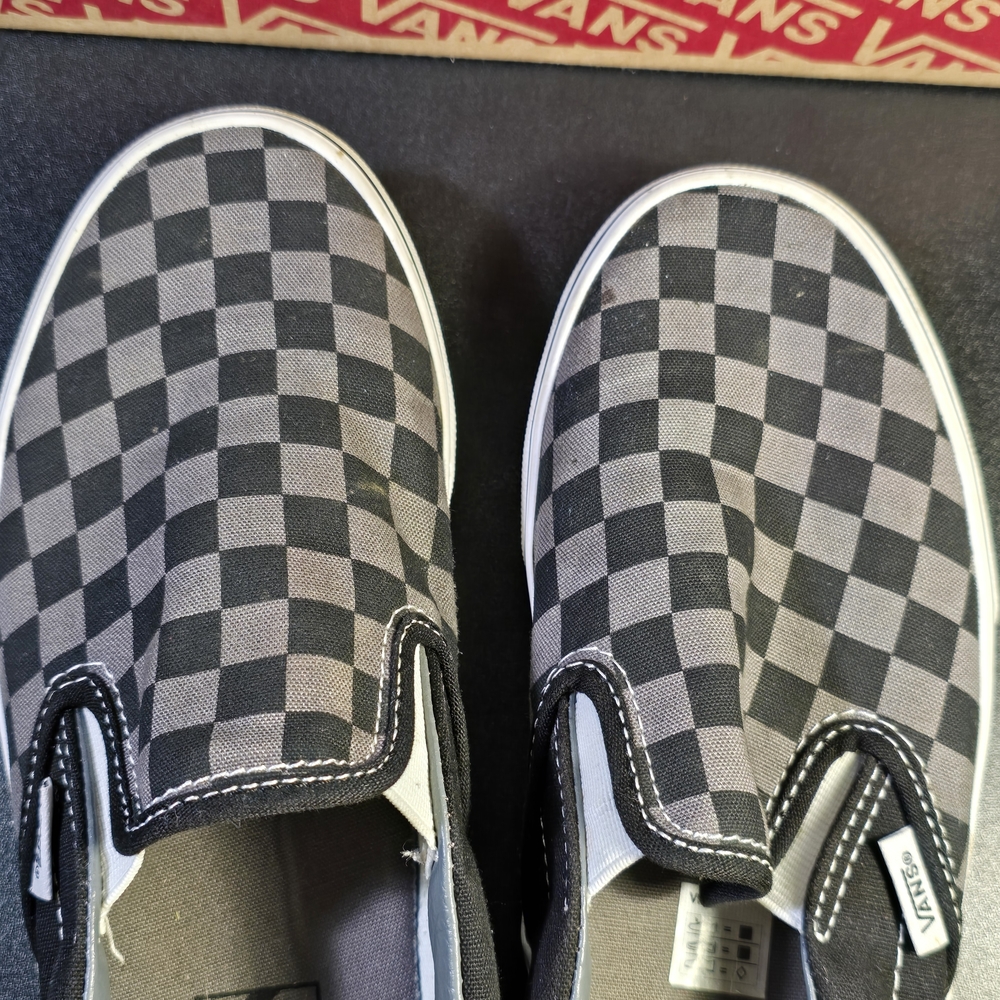 Vans Monochrome Checkered Slip-Ons